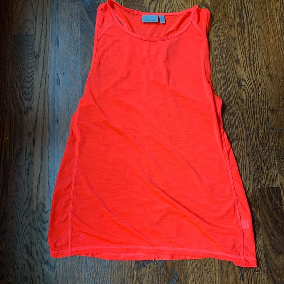 Athleta Bright Orange Tank Top. - Picture 3 of 5